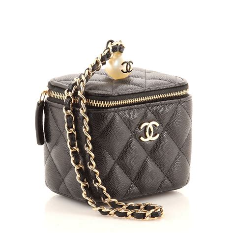 chanel vanity decor|chanel vanity case with chain.